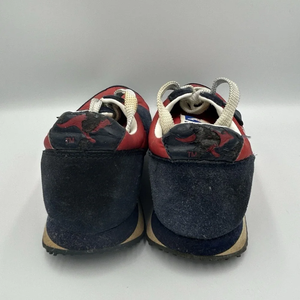 VINTAGE KangaROOS‎ Running Sneaker/Tennis Shoe Red/Blue Suede Women US 7
